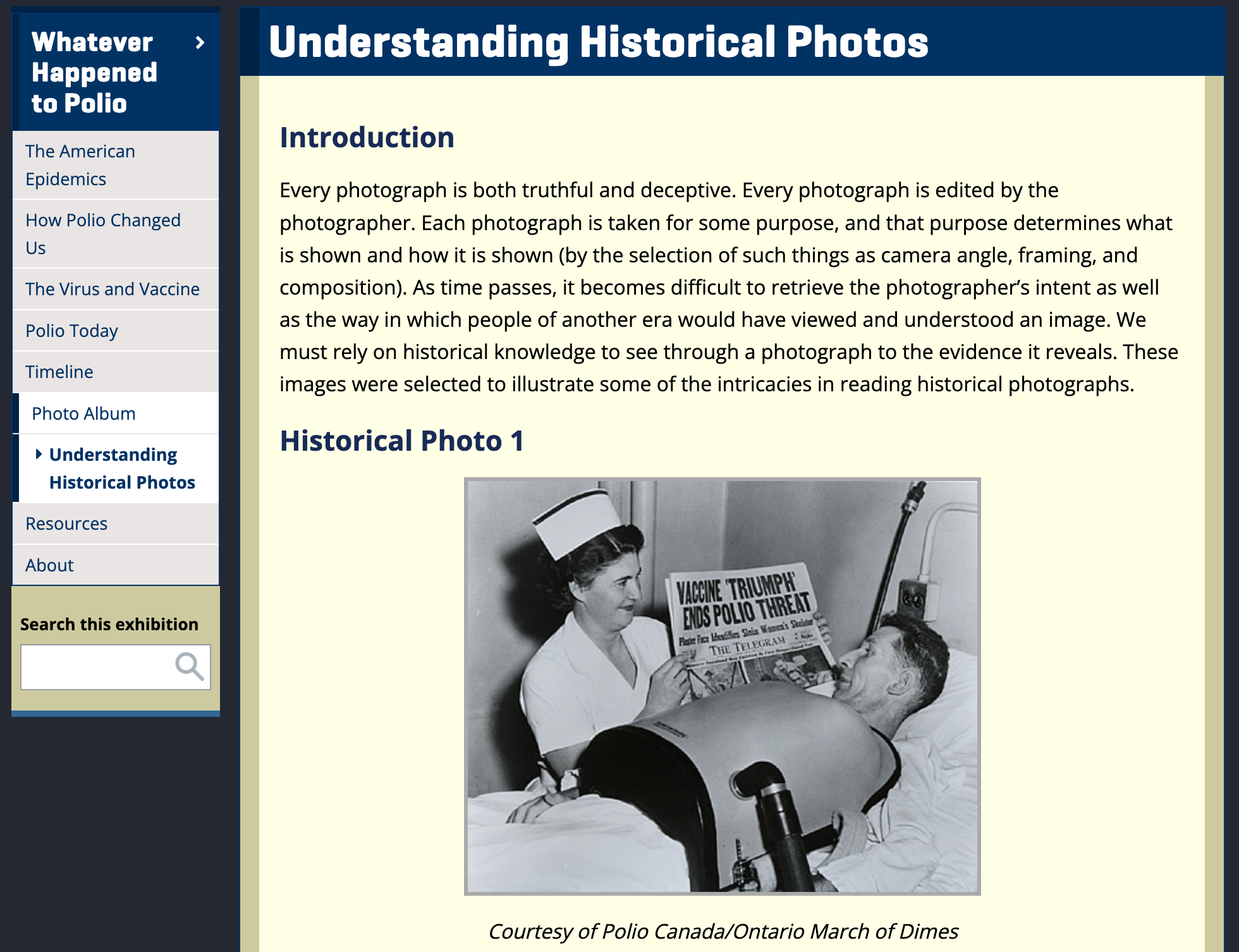 Thumbnail image of Understanding Historical Photos resource