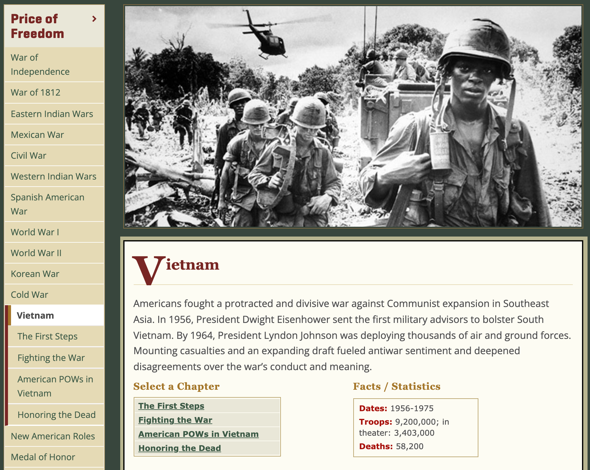 Thumbnail image of The Vietnam War resource