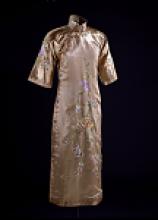 Image of a silk satin dress 