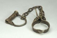 Metal slave shackles 