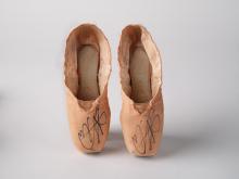 pancaked ballet shoes